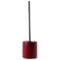 Toilet Brush Holder, Steel, Ruby Red, Free Standing